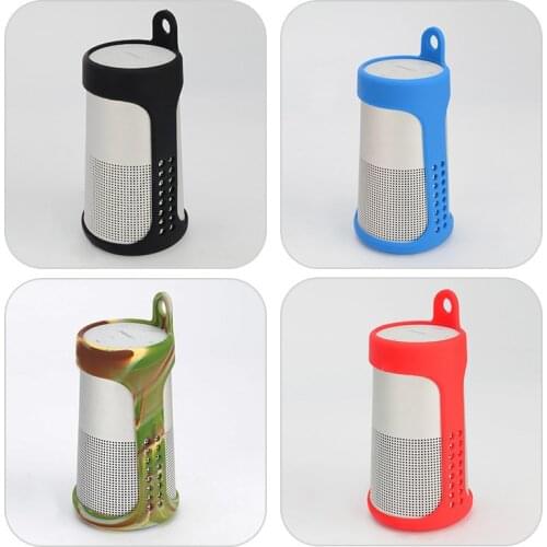Soft Silicone Cover for Bose SoundLink Revolve Case Bluetooth Sperker Portable Cover for SoundLink Revolve Portable Carrying Box