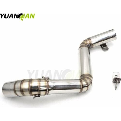 FOR yamaha Motorcycle Exhaust Muffler Mid Connect Refit Motorbike Middle Pipe Exhaust Case FOR yamaha 10R 2008 2009 2010