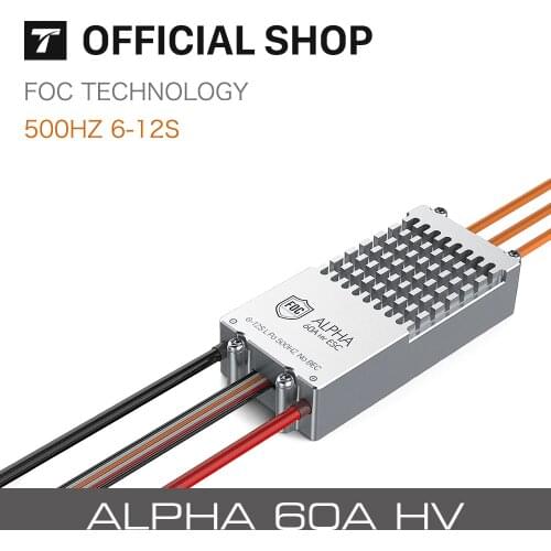 T-motor New released ALPHA 60A HV High Quality Speed Controller for RC Drone Multirotor FPV Plane Brushless Motor MN605S U8II