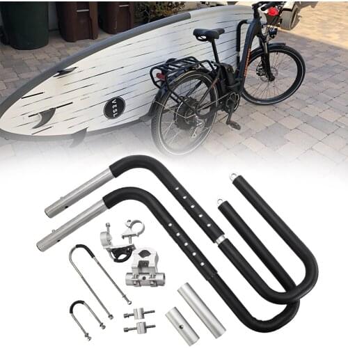 Surfboard Motorcycle Bike Rack Bicycle Longboard Bracket Carrier Motorbike Surfing Long Board Holder
