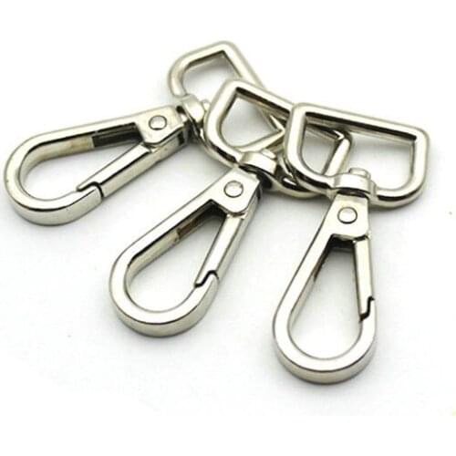 Metal Handbag Bag Clasps Lobster Swivel Trigger Clips Snap Hooks 20mm Buckles Carabiner Gold Silver Bronze