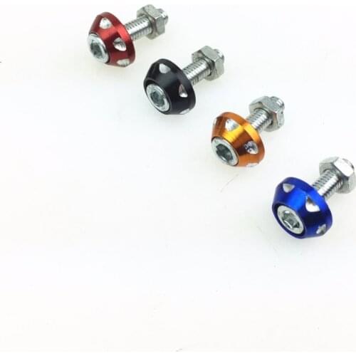 Motorcycle modification accessories Modified color carved license plate screws Motorcycle screw caps 20pcs