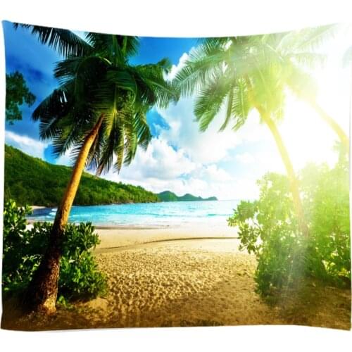 Natural Landscape Tapestry Wall Hanging Cloth Bed Spread Beach Towel Table Cloth YogaMat House Decoration Living Room Decoration