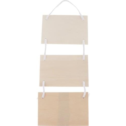 Unfinished Wood Plank Design Hanging Sign Plaque Bedroom Decor Hanging Wooden