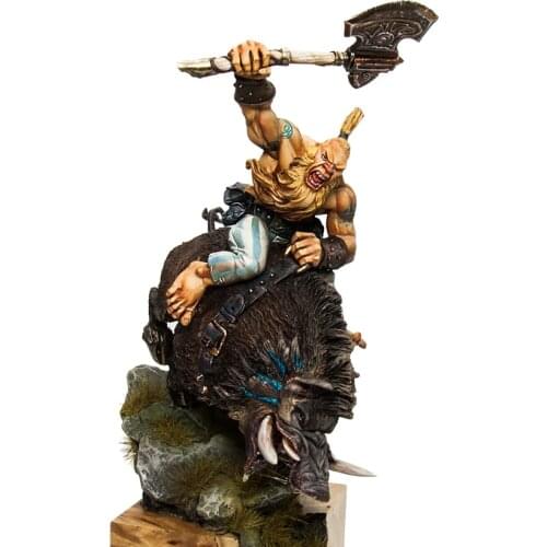 New Unassembled 1/24 ancient fantasy man warrior Resin Figure Unpainted Model Kit