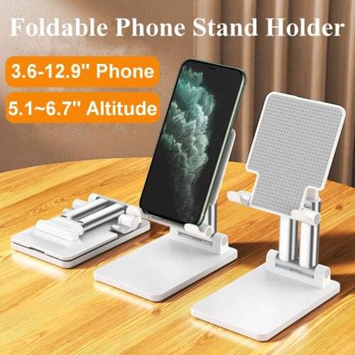 New Adjustable Tablet Holder Cell Phone Stand Foldable Extend Support Mobile Phone Holder For iPhone iPad Samsung Xiaomi Huawei