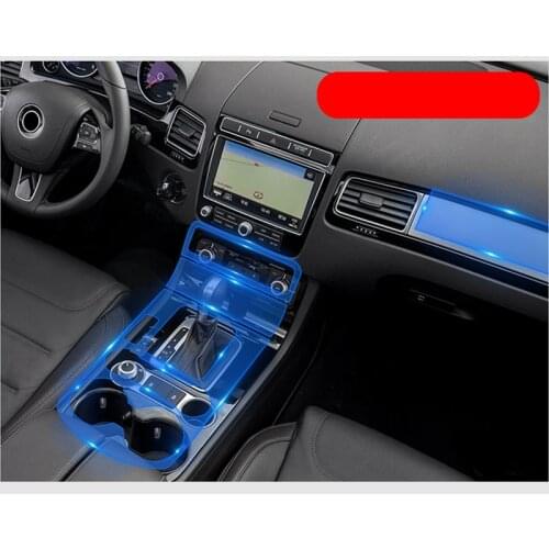 Lsrtw2017 transparent GPS navigation car interior screen gear anti-scratch protective film for volkswagen touareg 2011-2017 vw