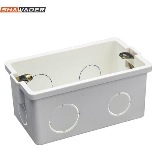 Junction Box US/AU Standard Electrical Mounting Rectangle Handy Secret Stash Conduit Wall Mount Switch PVC