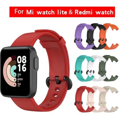 For XiaoMi Mi Watch Lite Strap Silicone Replacement Straps Watchband For XiaoMi Mi Watch Lite Redmi Smart Watch Strap Bracelet
