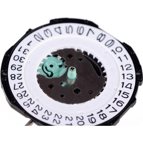 Replacement Quartz Watch Movement Round Watch Hand Winding Movement Date Display Watch Repair Tool Kits Watch Clock Parts