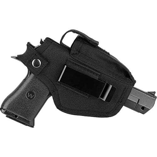 Tactical Gun Holster with Bullet Clip Pouches Concealed Carry Holsters Belt Clip IWB OWB Airsoft Pistol Bag for All Size Handgun