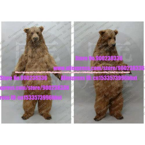 All Sizes Best Quality on Brown Bear Fursuit Furry Complete Suit Costume Cosplay Party Fancy Dress Birthday