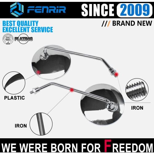 Clockwise M8 Scooter Motorcycle Mirror for Honda Gyro Jorno Solo APE50/100 XR50 TACT Today Xr100 Lead Read Spacey Suzuki Lets