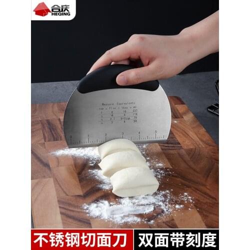 304 Stainless steel cutter blade scraper household cake steamed bread pancake pastry cutters baking tool knife