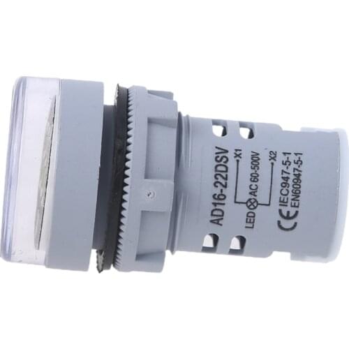 AC 60-500V 22mm Digital Voltmeter Voltage Gauge Monitor Indicator Signal Lights P0RE