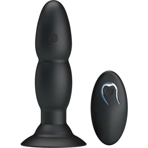 Adaner Remote Control USB Rechargeable Anal Beads Vibrator Sex Toys for Women Men 4 Function Silicone Anal Plug Sex Product