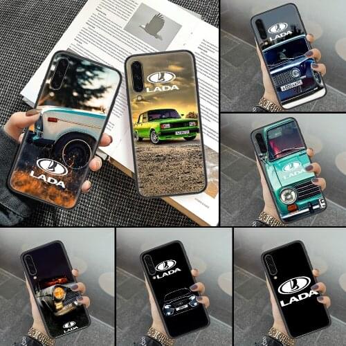 Lada car Phone case For Huawei P Mate P10 P20 P30 P40 10 20 Smart Z Pro Lite 2019 black luxury back 3D prime silicone cover