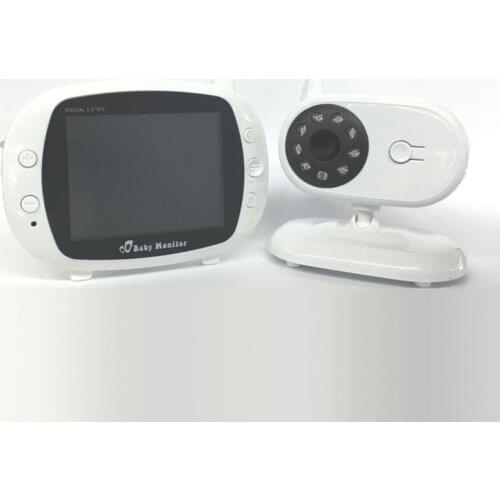 3.5 inch Wireless Video Color Baby Monitor High Resolution Baby Nanny Security Camera Night Vision Temperature Monitoring