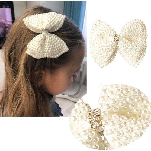 Cheer bows Pearl Necklaces For Women