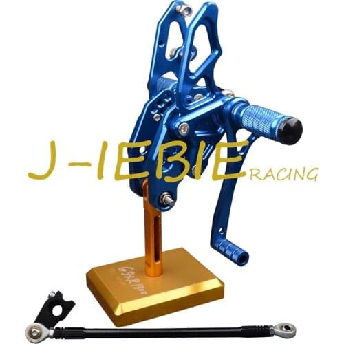 CNC Racing Rearset Adjustable Rear Sets Foot pegs Fit For Yamaha YZF R15 2012 2013 2014 2015 BLUE