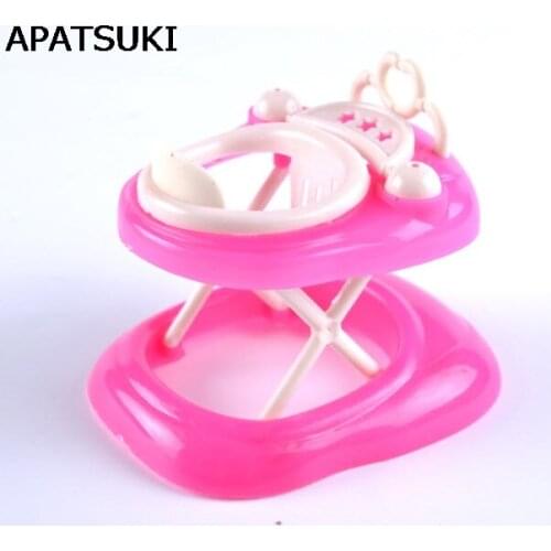 Kids Play House Toys Doll Accessories Handmade Dolls Plastic baby walker For Kelly Doll For Barbie Dollhouse