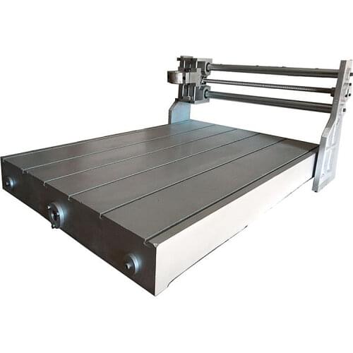 Factory use DIY cnc router kits cnc machine frame CNC rack 6090 aluminum Lathe bed with ball screw guide rail linear bearing