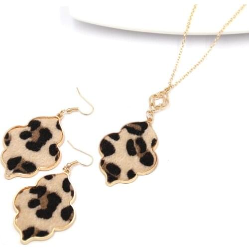 Leopard Gourd Shape Dangle Earrings Colorful Sequin Hexagon Drop Earrings