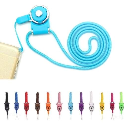 Multi-function Mobile Keychain Hang Rope Lanyard Cell Phone Neck Chain Strap Camera Sling rotatable For Apple iPhone 8 7 6s Plus