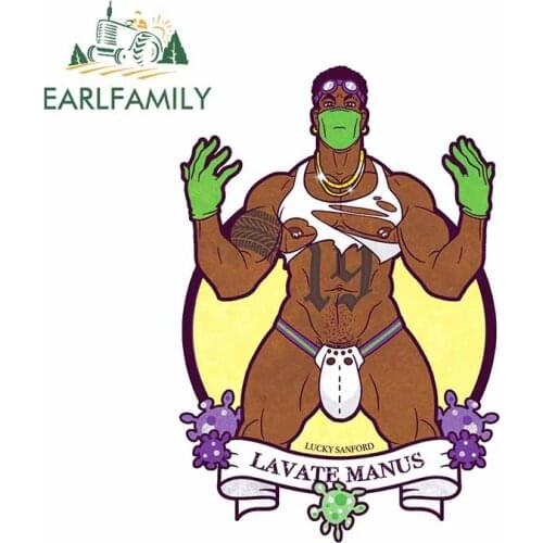 EARLFAMILY 13cm x 9cm Cartoon for Gay Art Tag on Twitter Graphics Car Stickers Fashion Laptop Motorcycle Waterproof DIY Decals