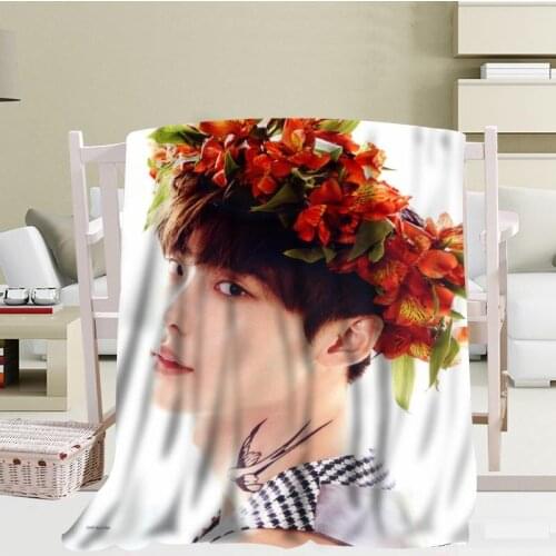 New Lee Jong Suk Comfortable Blankets 3D Printing Soft Blanket Throw On Home/Sofa/Bedding Portable Adult Travel Cover Blanket