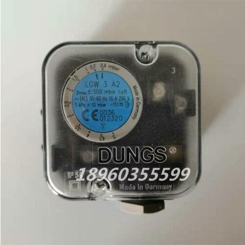 LGW3A2 wind pressure switch original DUNGS gas pressure switch combustion machine accessories