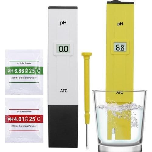 PH Digital PH Meter 0-14 PH Tester Water Quality Analyser Purity Monitor Acidity Measure Tool For Hydroponics Laboratory