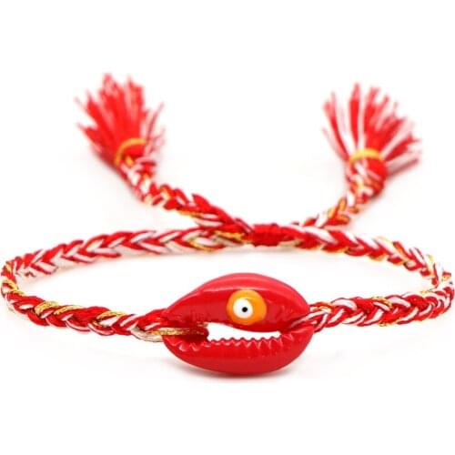 GO2BOHO Shell Bracelets Braided Bracelet Women Fashion Boho Summer Seashell Adjustable Thread Pulseras Moda New Tassel Jewelry