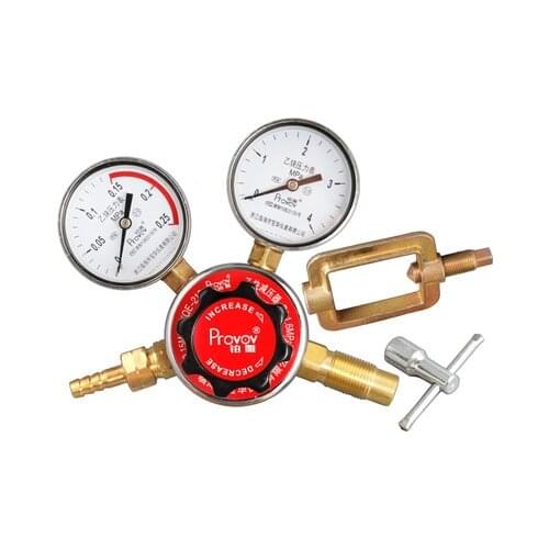 Provov YQE-213 All Copper Acetylene pressure reducing valve pressure regulator pressure gauge