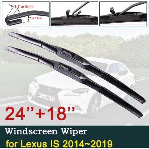 Car Wiper Blades for Lexus IS XE30 250 300h 350 IS250 IS300h IS350 2014~2019 Front Windshield Wipers Car Accessories 2015 2016