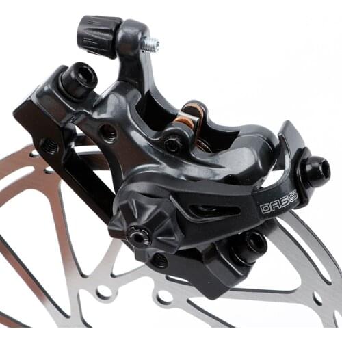 Bicycle Front Rear Disc Brake Caliper For XC MTB Mountain Bike Speed Clip Dual Piston Mechanical Disc Brake Set with 160mm Rotor