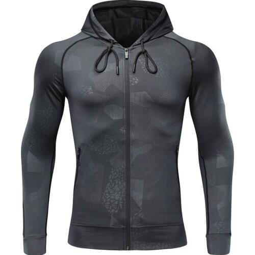 Spring and Autumn Thin Sweater Zipper Cardigan Hooded Long Sleeve Customized Sports Jacket Casual Wear Gym Hoodie