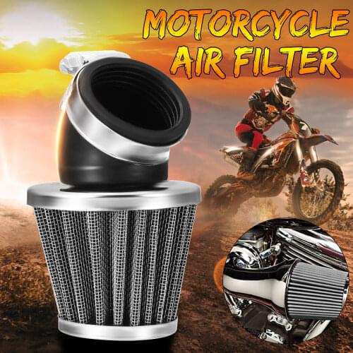 Motorcycle Air Filter 35mm 38mm 42mm 48mm 50mm Universal Fit For 50cc 110cc 125cc 140cc Motorcycle ATV Scooter Pit Dirt Bike
