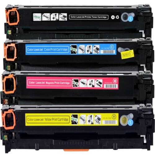 1 set Color Toner Cartridge for Compatible HP LaserJet Pro M252 M277n M277dw CF400A CF401A CF402A CF403A HP201A
