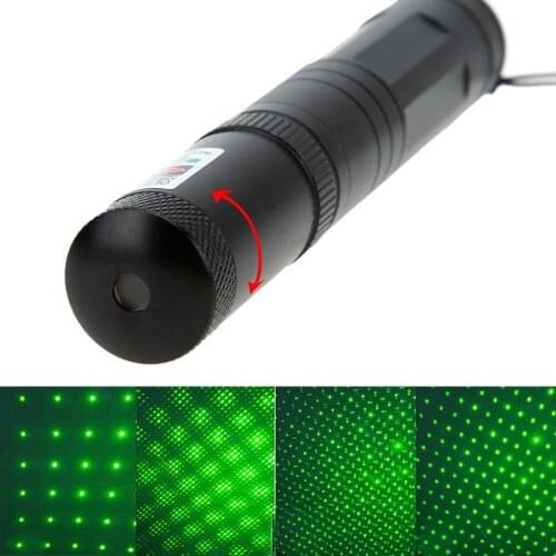 10PCS JD-851 5mW High Power 532nm Green Light Adjustable Starry Sky Star Cap Laser Pointer Pen Flashlight