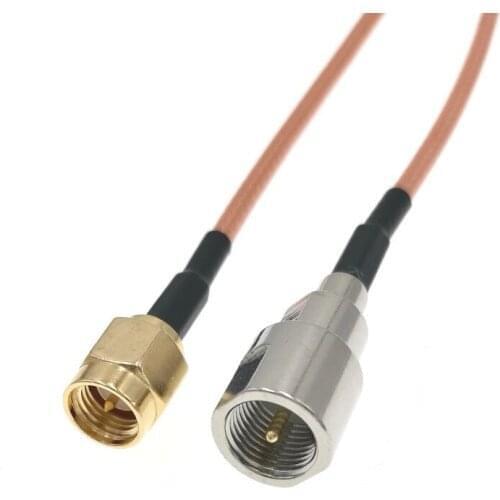 100PCS SMA Male Plug To FME Male RG316 RF Pigtail Cable 20CM 8"