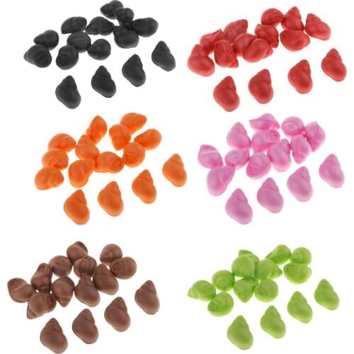 15pcs Floating Design Snail Shape Ups Fishing Lure Boilies Floating Carp Baits 6 Colors Replacement Tackles for Fishing Lovers