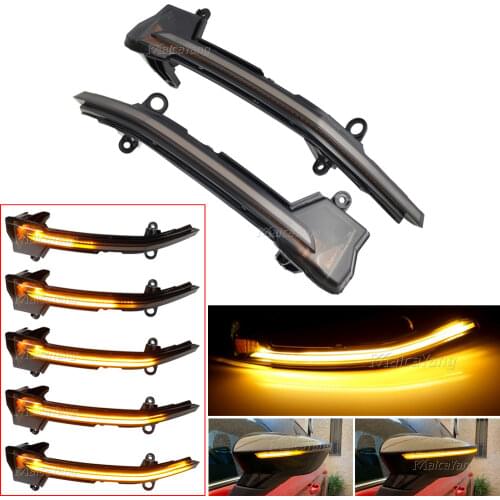 2Pcs Dynamic LED Turn Signal Light Side Mirror Blinker Lamp Flashing Light For Seat Ateca Tarraco 2016 2017 2018 2019