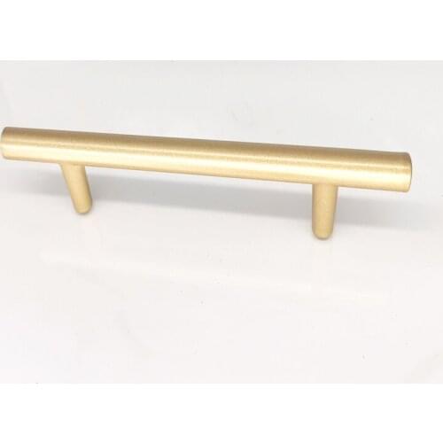 20PCS European Simple Kitchen Cabinet Door Handles Matte Gold Aluminum Alloy Drawer Pulls Furniture Handle Hardware