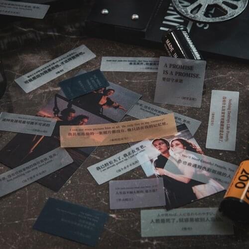 45 pcs Classic Movie Lines stickers Line stickers Decorative Paper Sticker Diary Album Stationery DIY Scrapbooking art marker