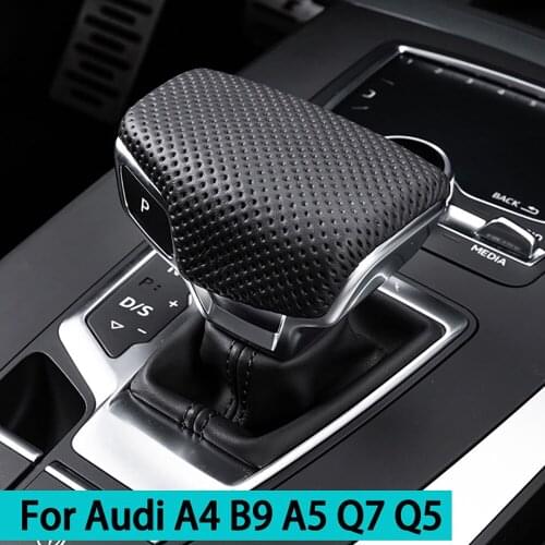4M1713139F For Audi A4 B9 A5 S5 Q7 2016-2019 Automobile Punching Handball Cover Gear Lever Panel Block Handle