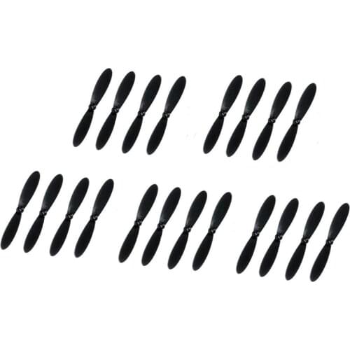 5 Sets Propeller For Hubsan X4 H107P H107C + H107D + PLUS RC Helicopter Spare Parts H107D+-02 Original Blades