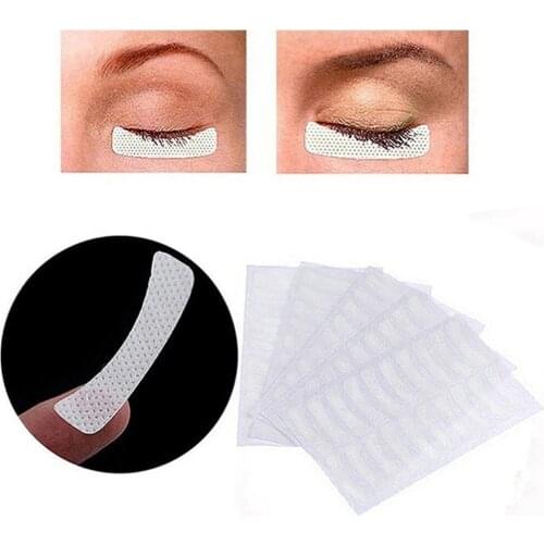 5 Sheets 100 Pcs White Eye Eyelash Extension Fabrics Pads Stickers Patches Adhesive Tape Makeup Beauty Tools