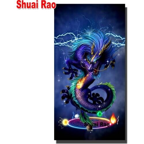 Crystal Diamond Dragon 5d diy diamond painting Puzzle embroidery full square/round diamond mosaic serpent demon