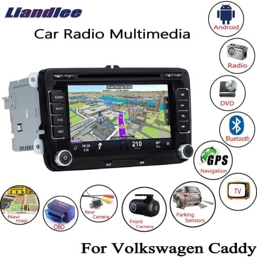 Car Android Multimedia For Volkswagen VW Caddy 2004~2011 2012 2013 Radio DVD GPS Navigation HD Screen DVR Driving Video Recorder